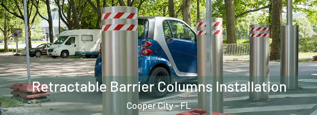 Retractable Barrier Columns Installation Cooper City - FL